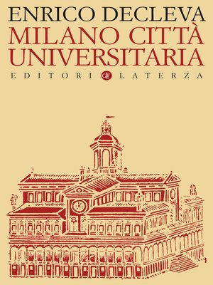 cover image of Milano città universitaria